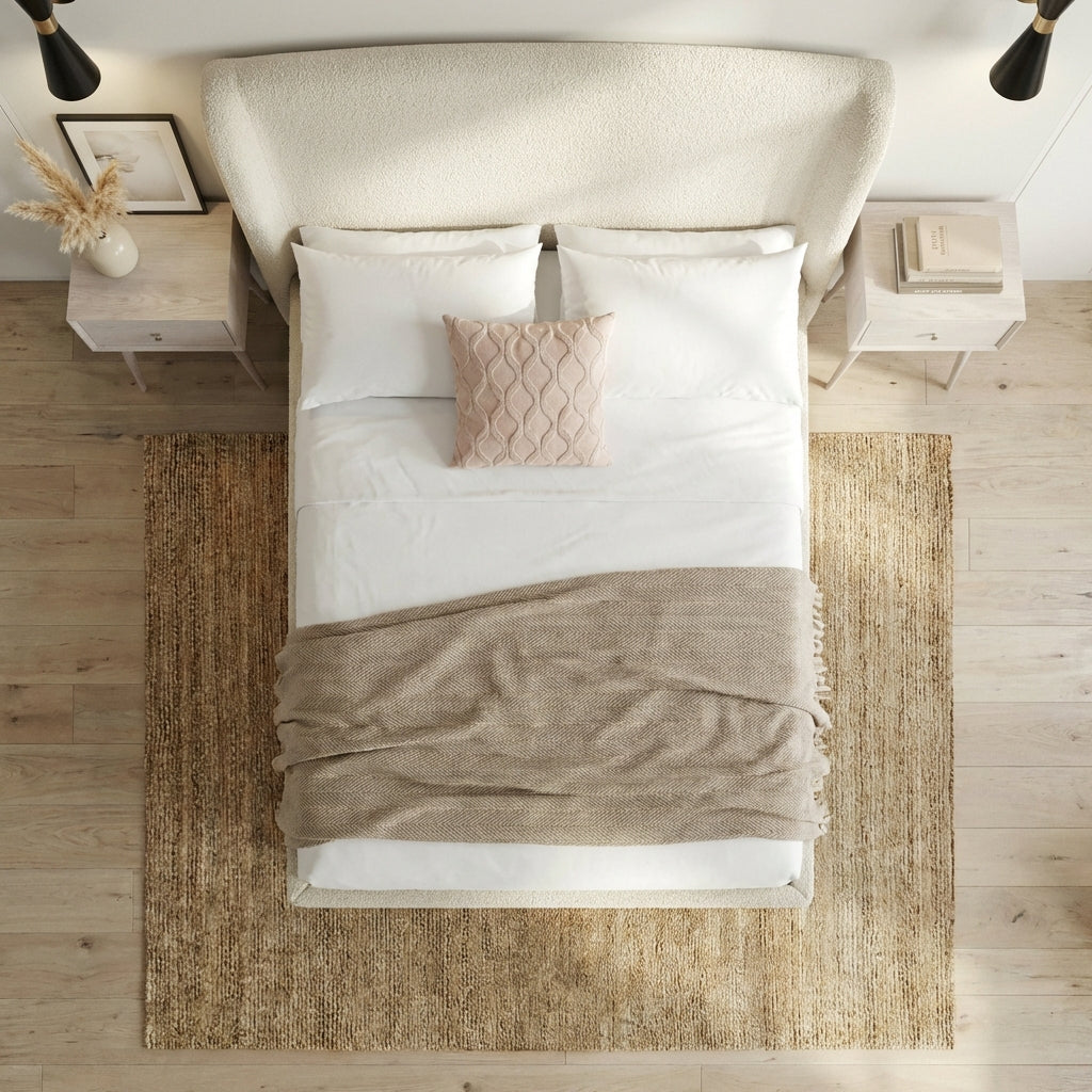 Eden Boucle Bed
