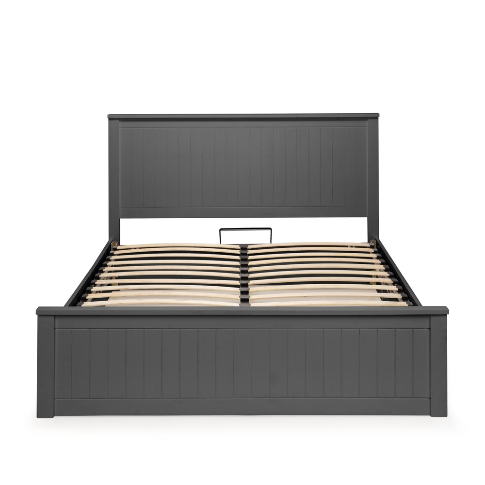 Main Ottoman Bed frame head-on | Anthracite