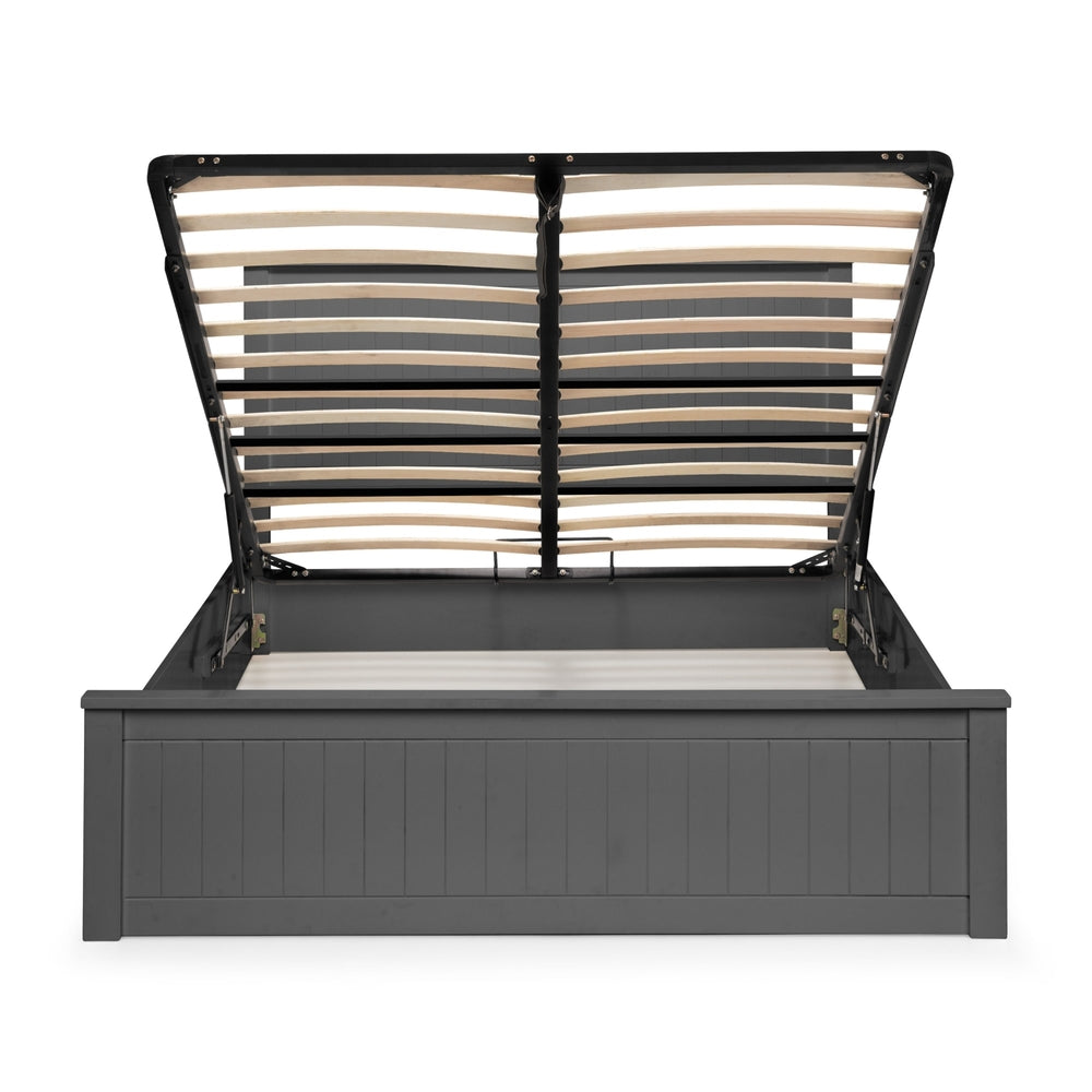 Main Ottoman Bed frame open | Anthracite