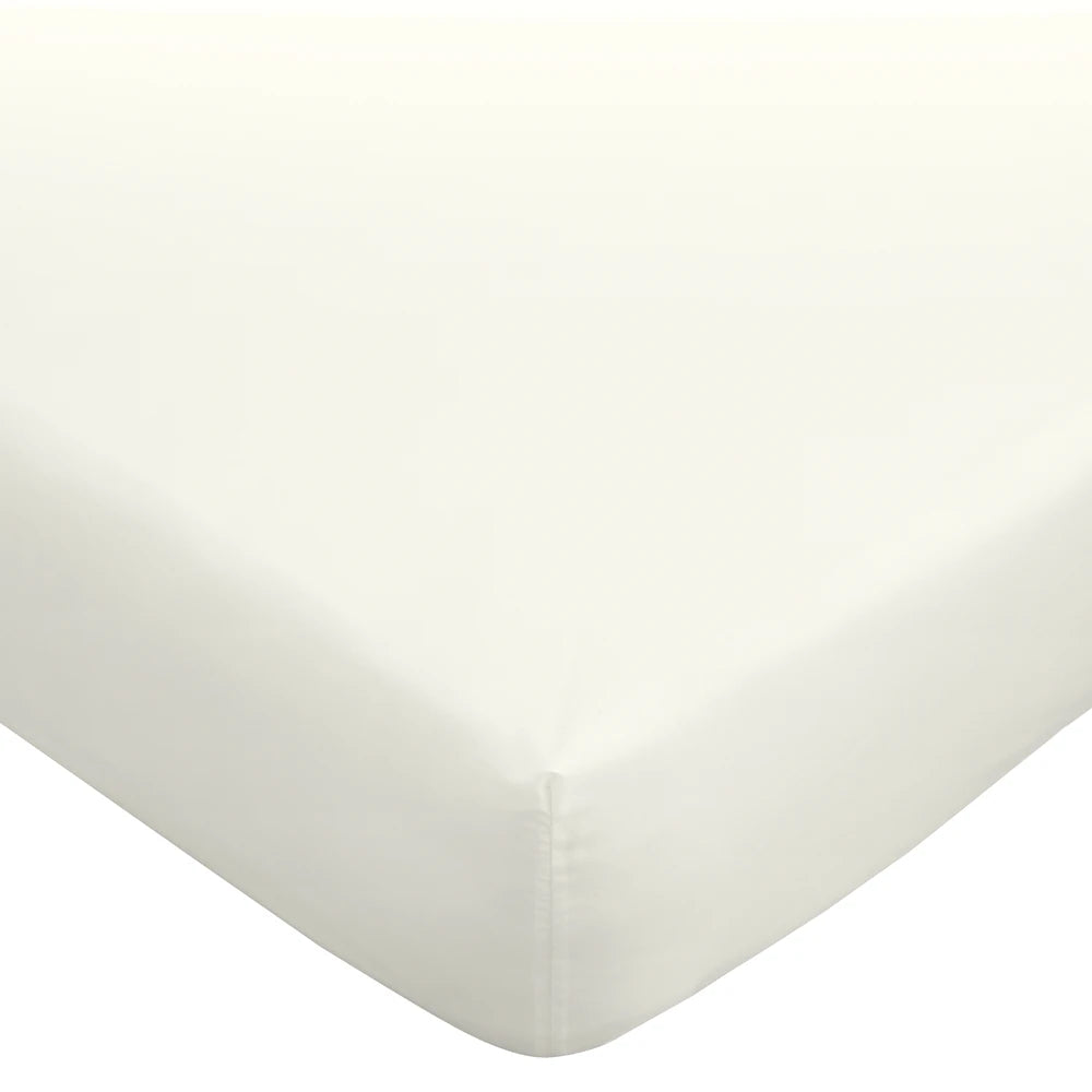 Bianca 180TC Egyptian Cotton Fitted Sheet | Cream