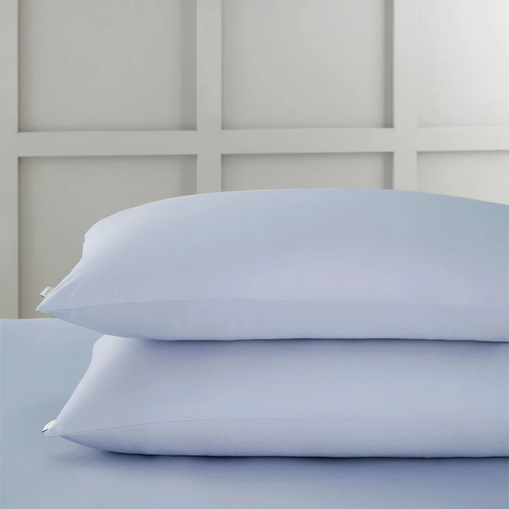 Bianca 400TC Cotton Sateen Pillowcases | Blue