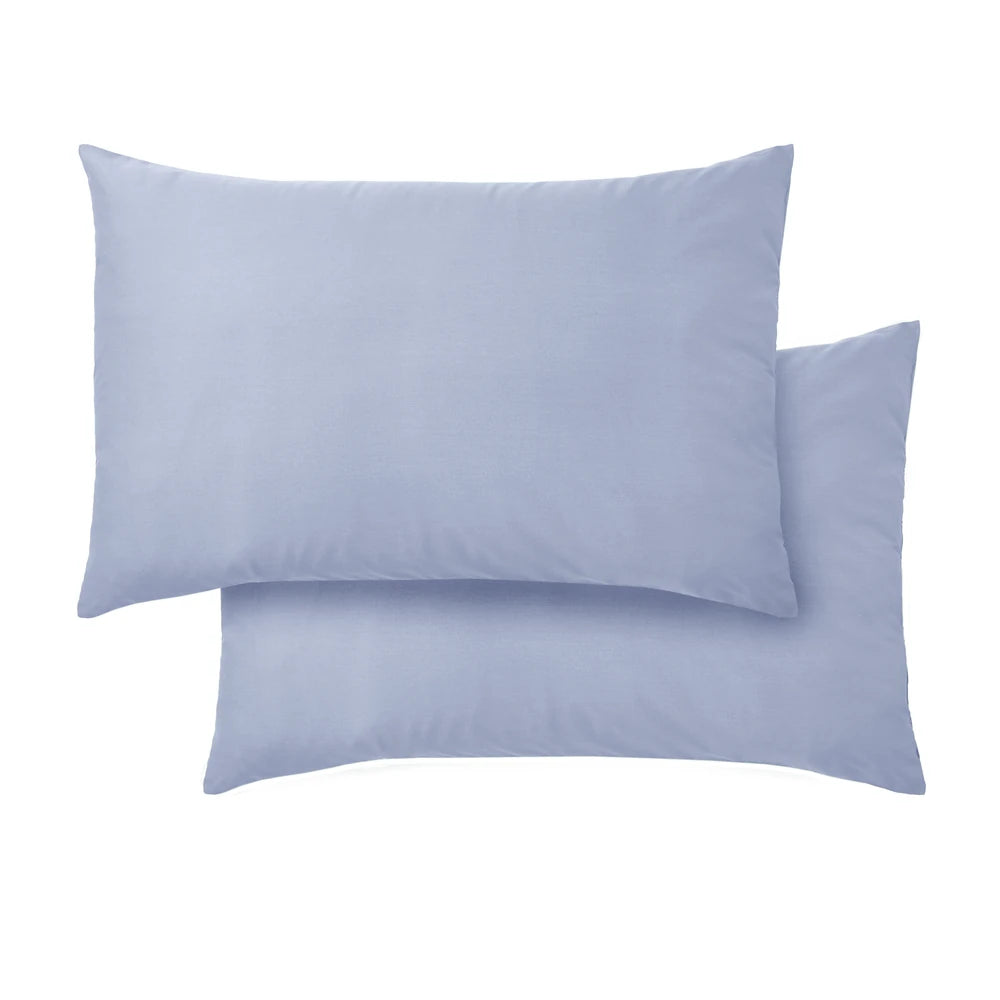 Bianca 400TC Cotton Sateen Pillowcases | Blue