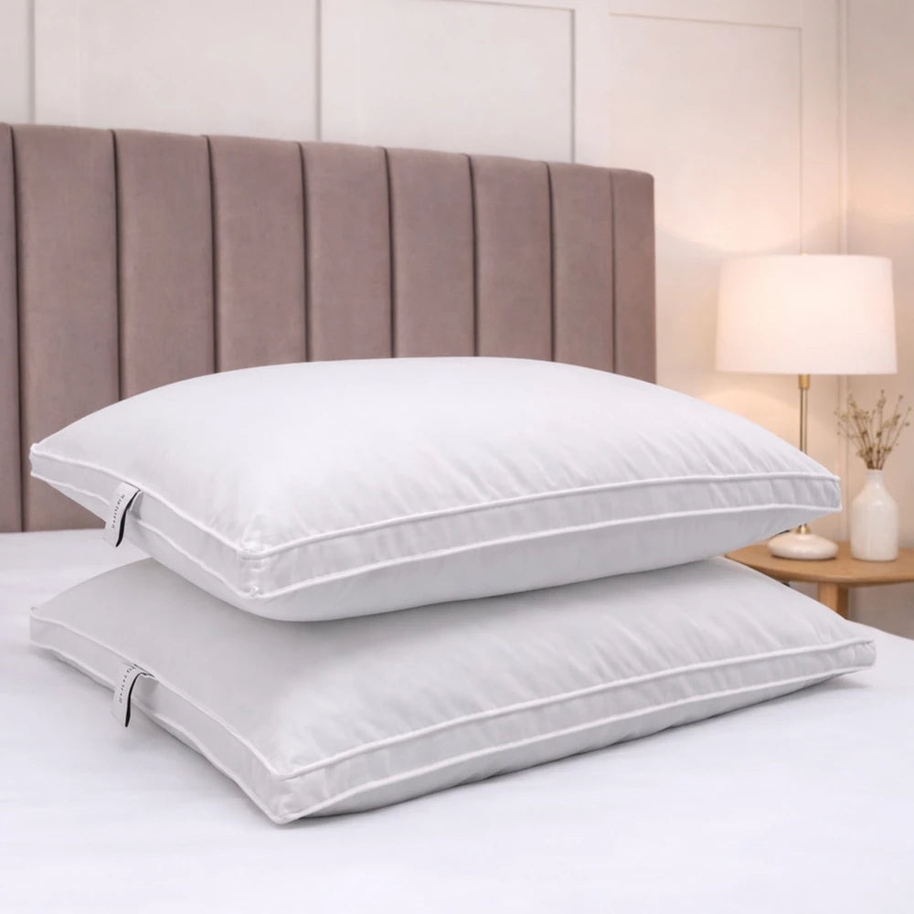Bianca Goose Feather & Down Pillow Pair