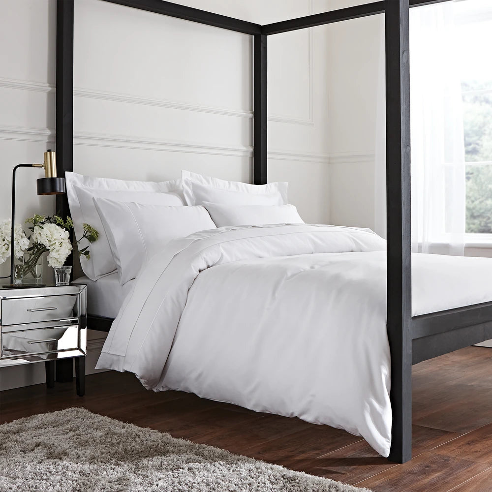 Bianca Luxury 800TC Cotton Sateen Duvet Set | White