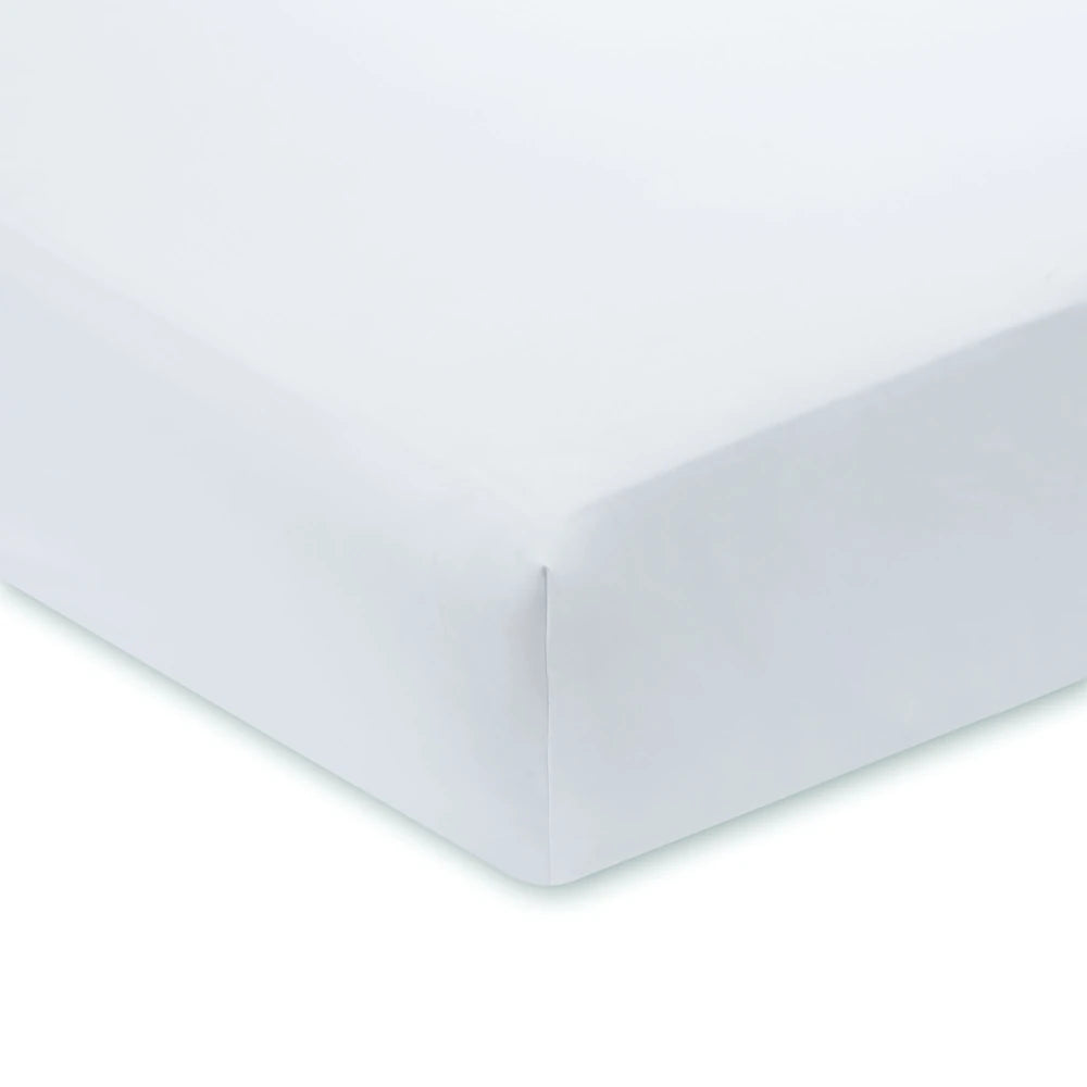 Bianca Luxury 800TC Cotton Sateen Fitted Sheet | White