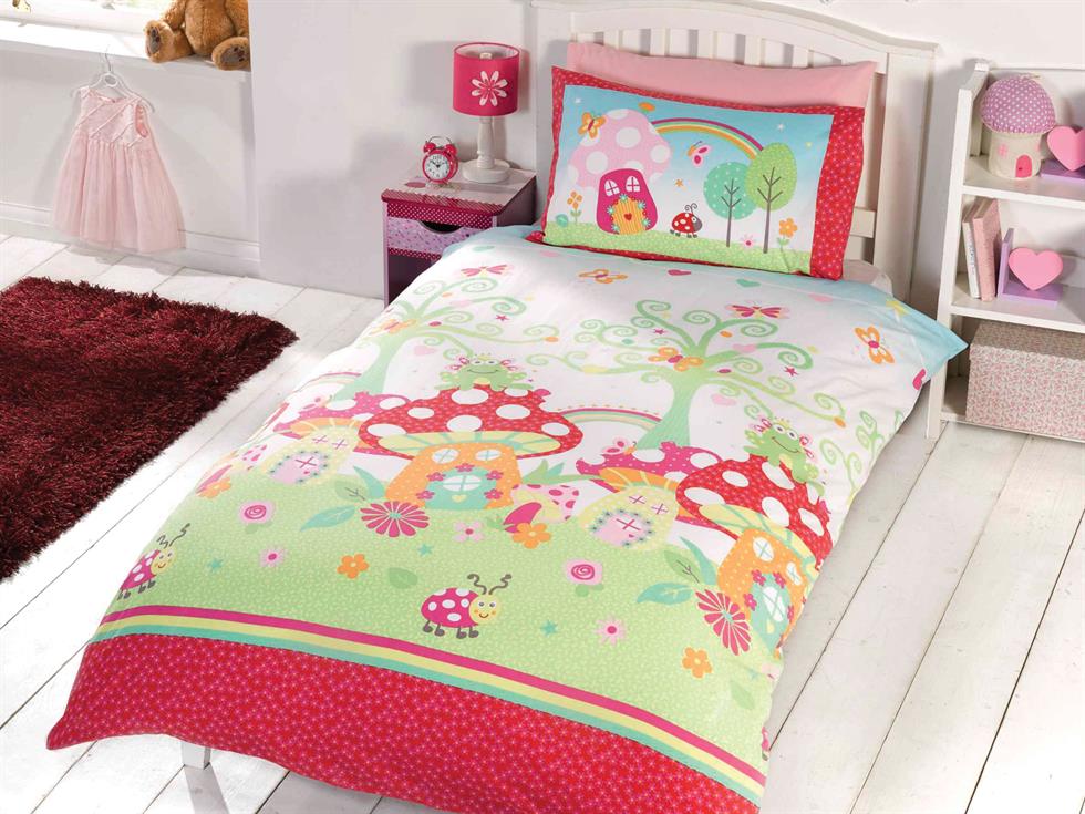 Enchanted Garden Childrens Bedding Set Multi