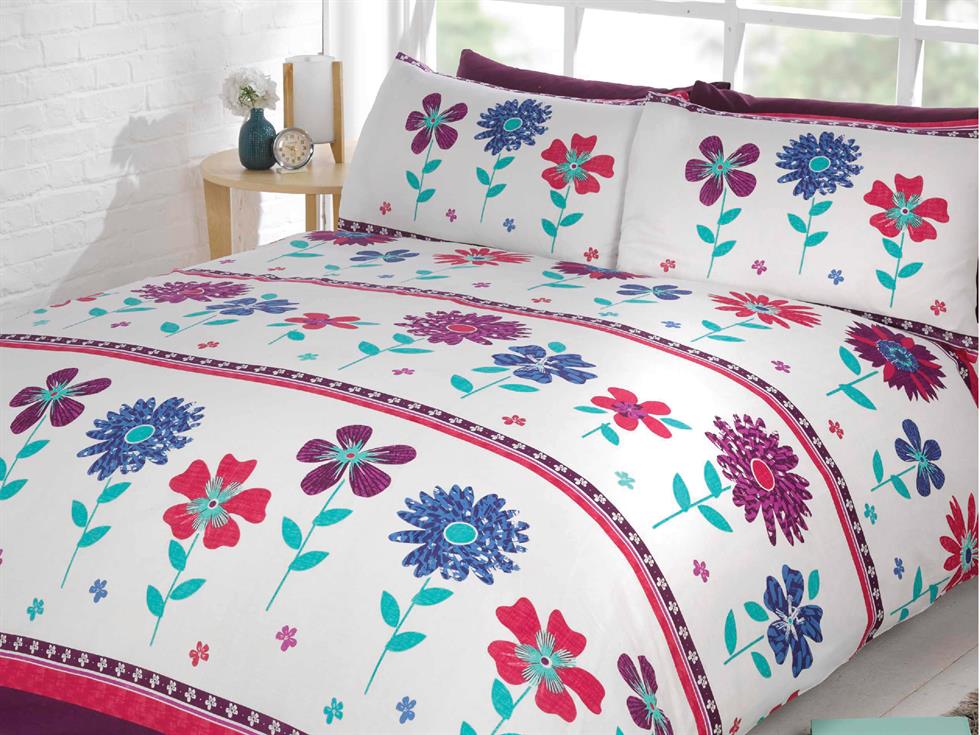 Hattie Bedding Set Plum