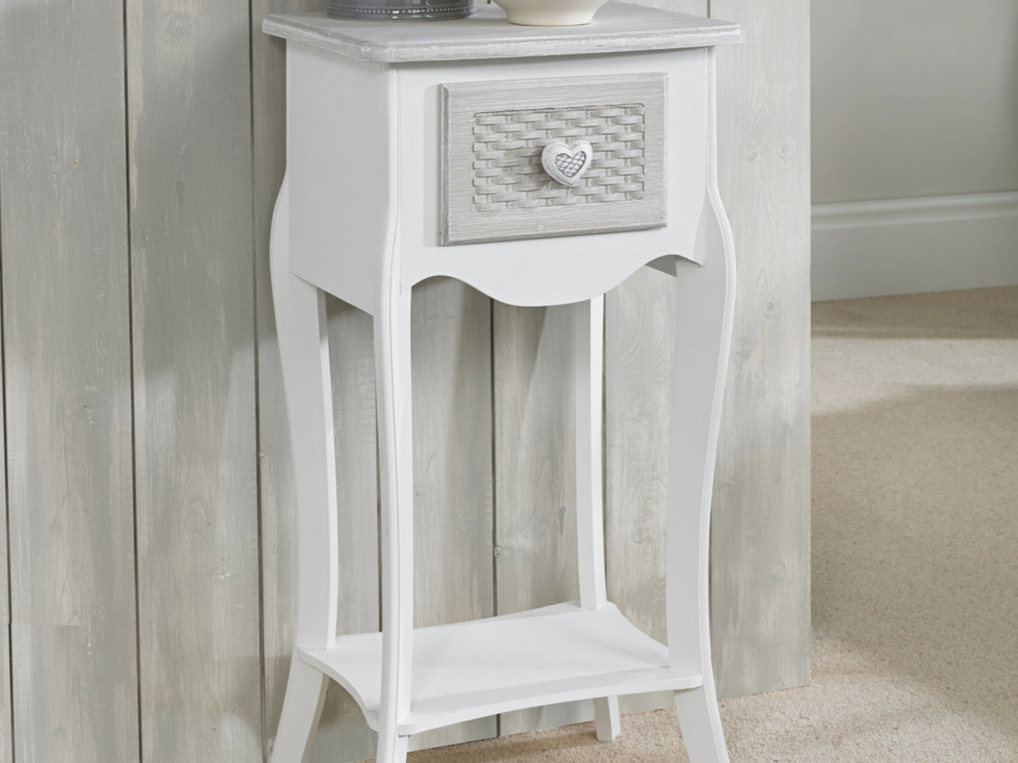 Brittany Shabby Chic Lattice Bedroom Furniture