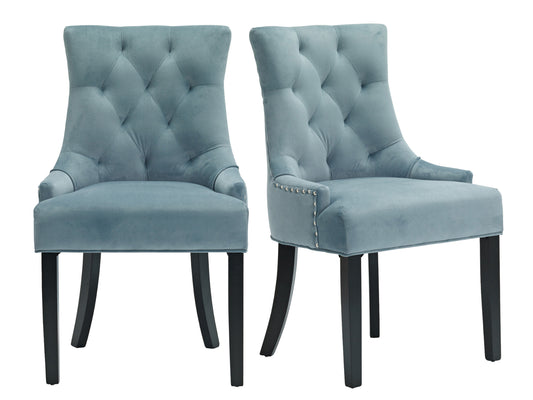 Morgan Dining Chair in Blue (2 Pack)