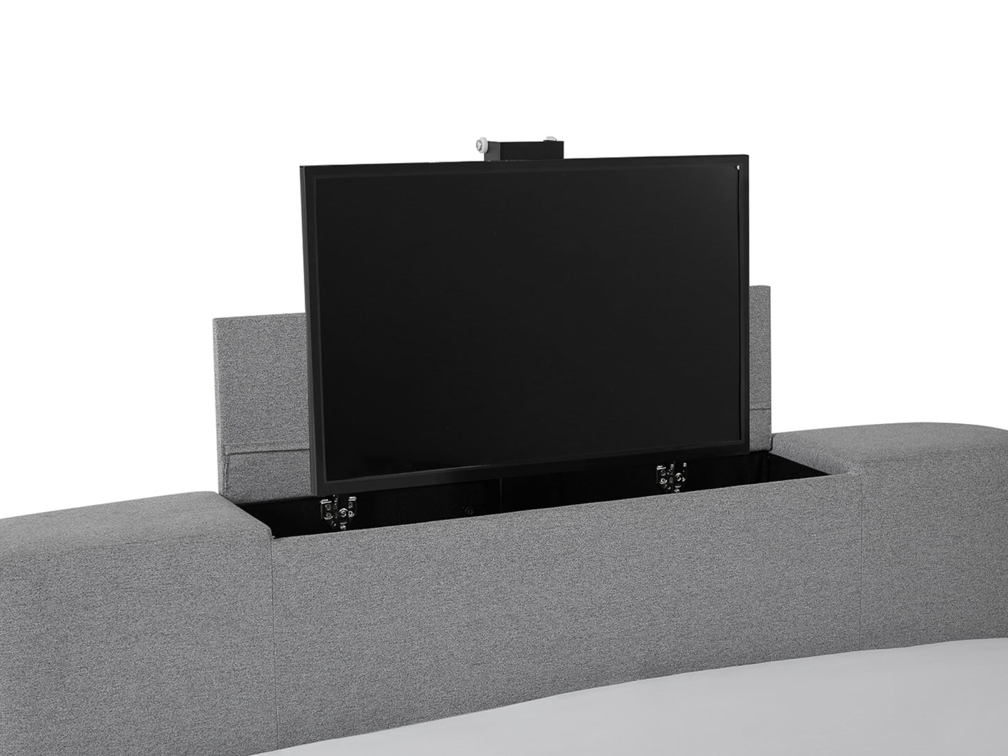 Mayfair TV Bed Frame in Grey Flannel