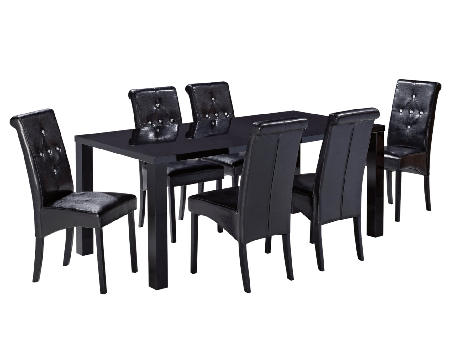 Puro Dining Table in Charcoal