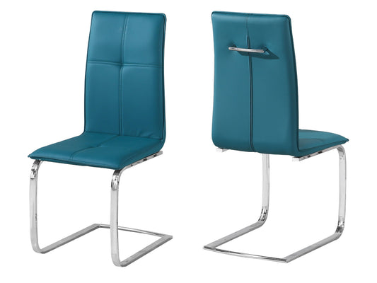 Opus Dining Chair in Teal (2 Pack)