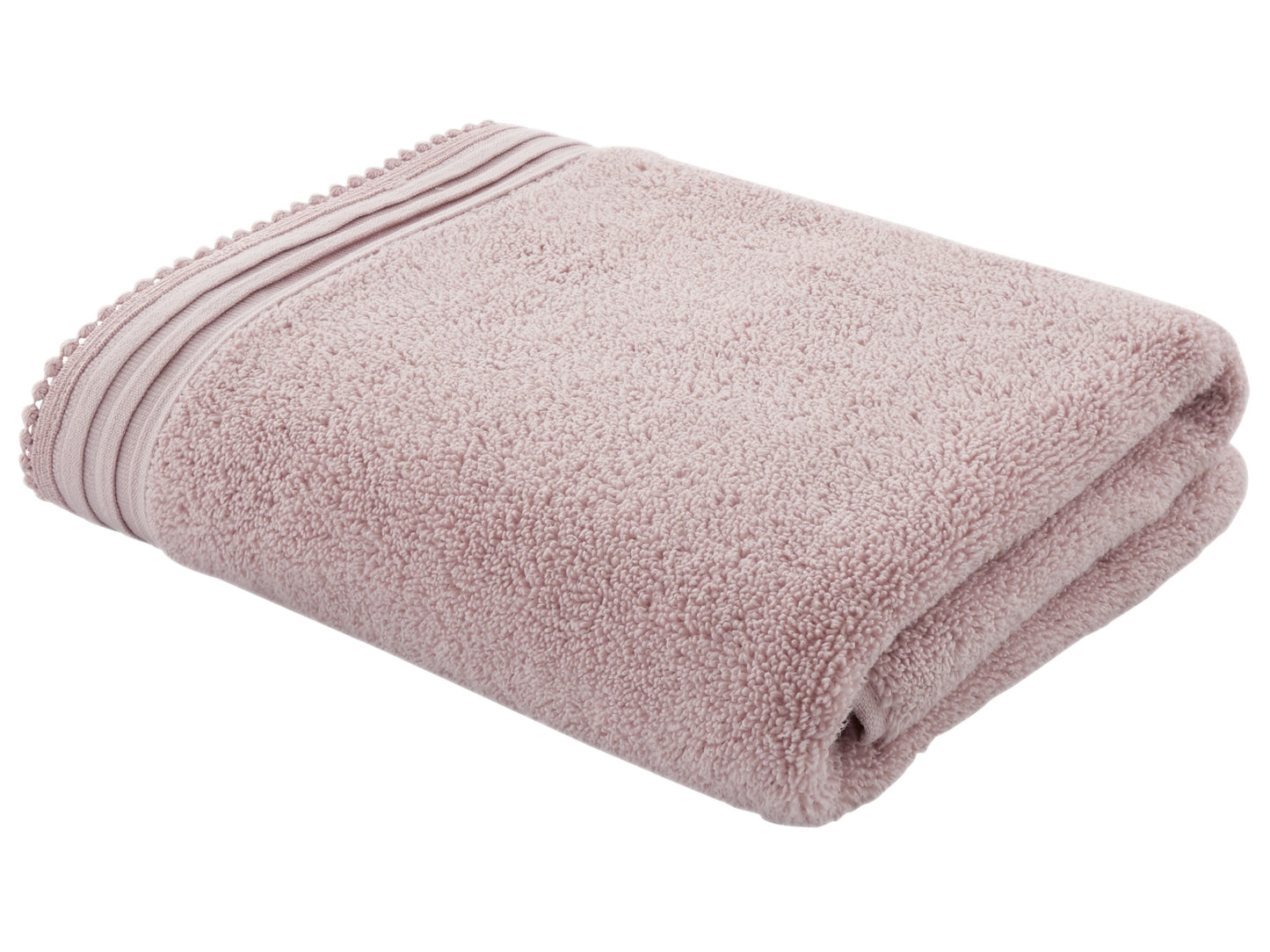 Catherine Lansfield Pom Pom Zero Twist Towels in Blush