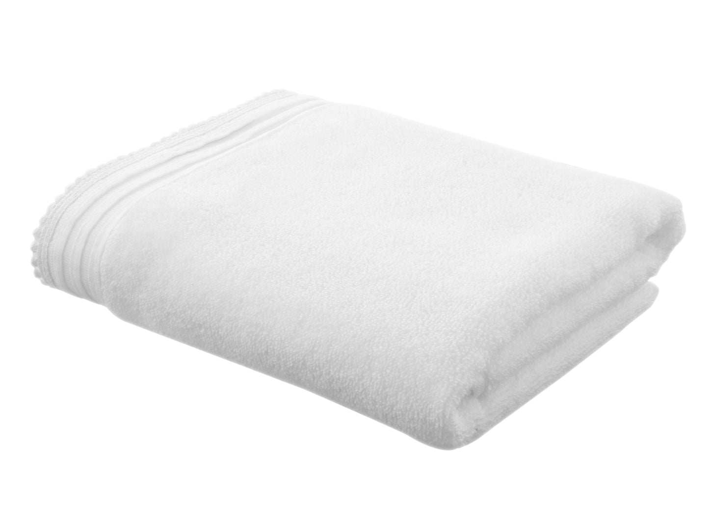 Catherine Lansfield Pom Pom Zero Twist Towels in White