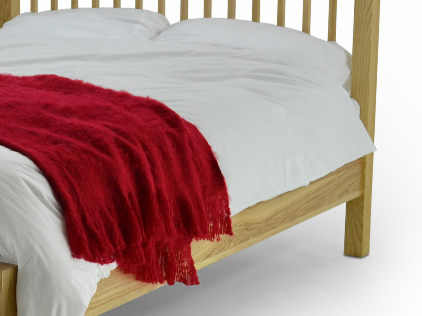 Ashmere Luxury Bed Frame in Solid Oak