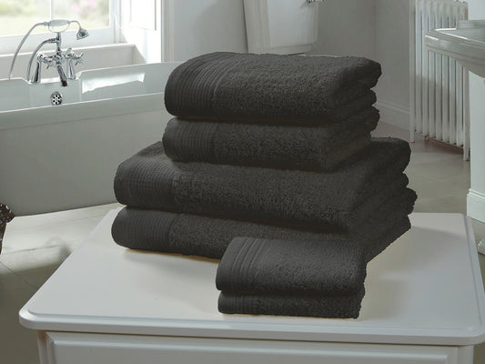 Chatsworth 100% Egyptian Cotton Bathroom Towels 600gsm Grey