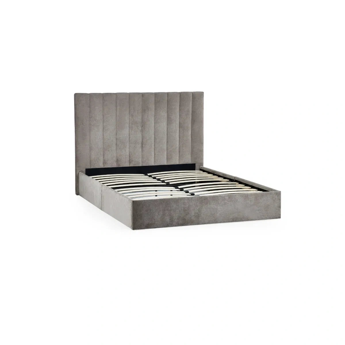 Eloise Bed Frame Chenille Grey