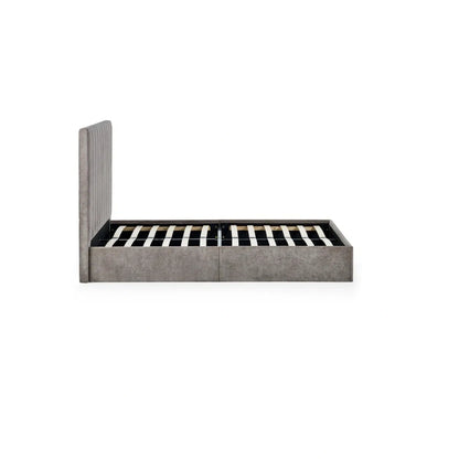 Eloise Bed Frame Chenille Grey