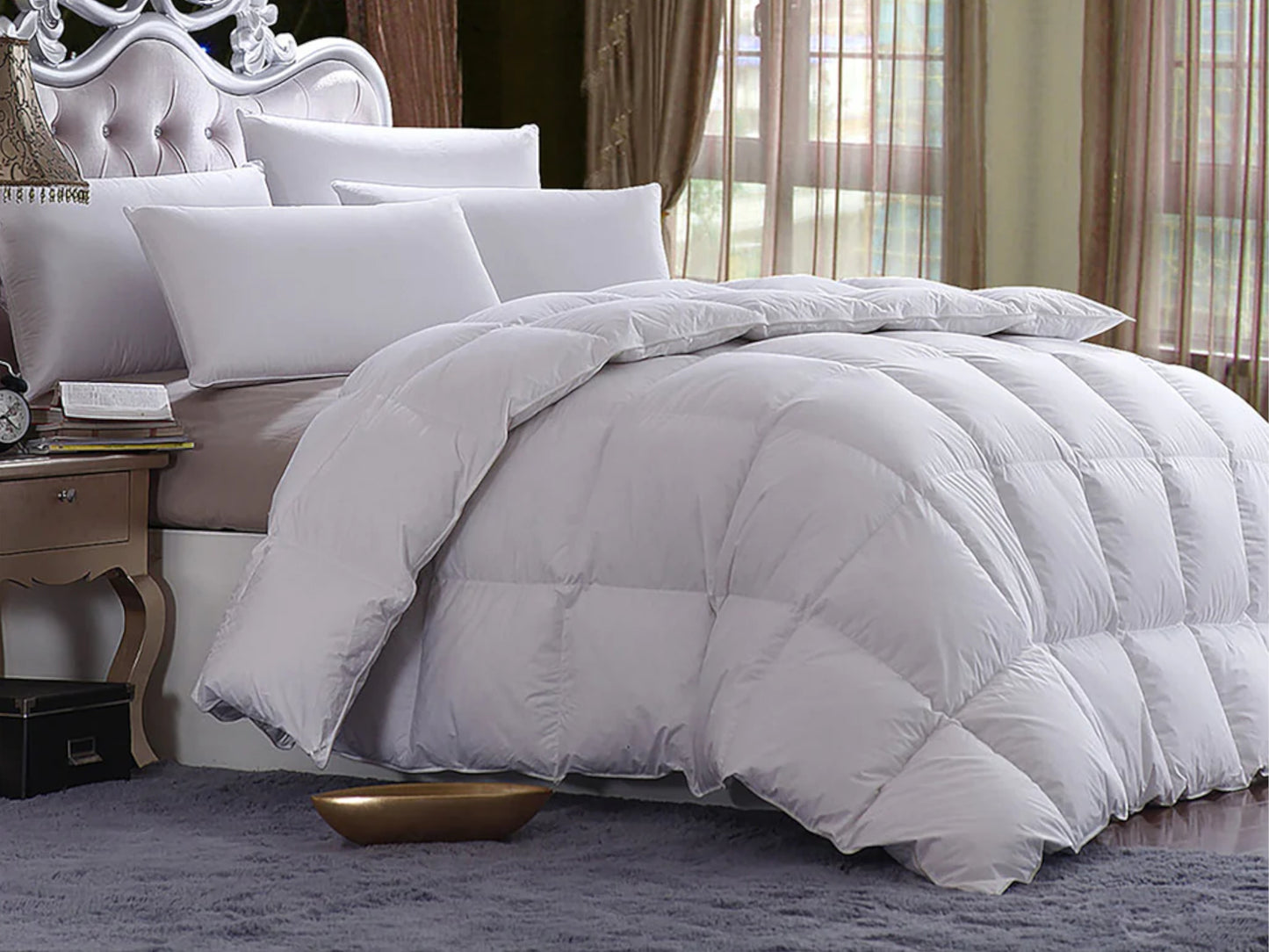 Luxury Goose Feather & Down Natural Duvet 13.5 and 10.5 Tog
