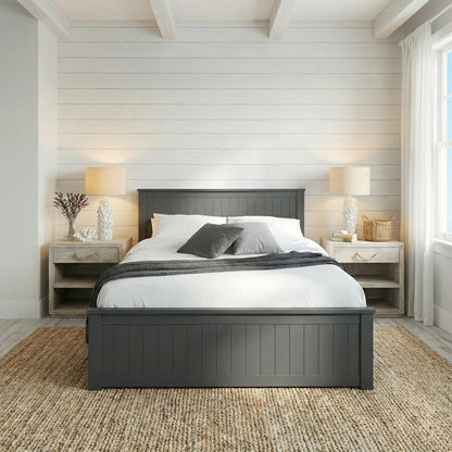 Main Ottoman Bed Head-on | Anthracite