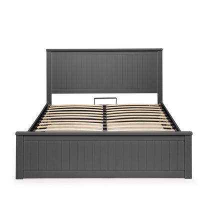 Main Ottoman Bed frame head-on | Anthracite