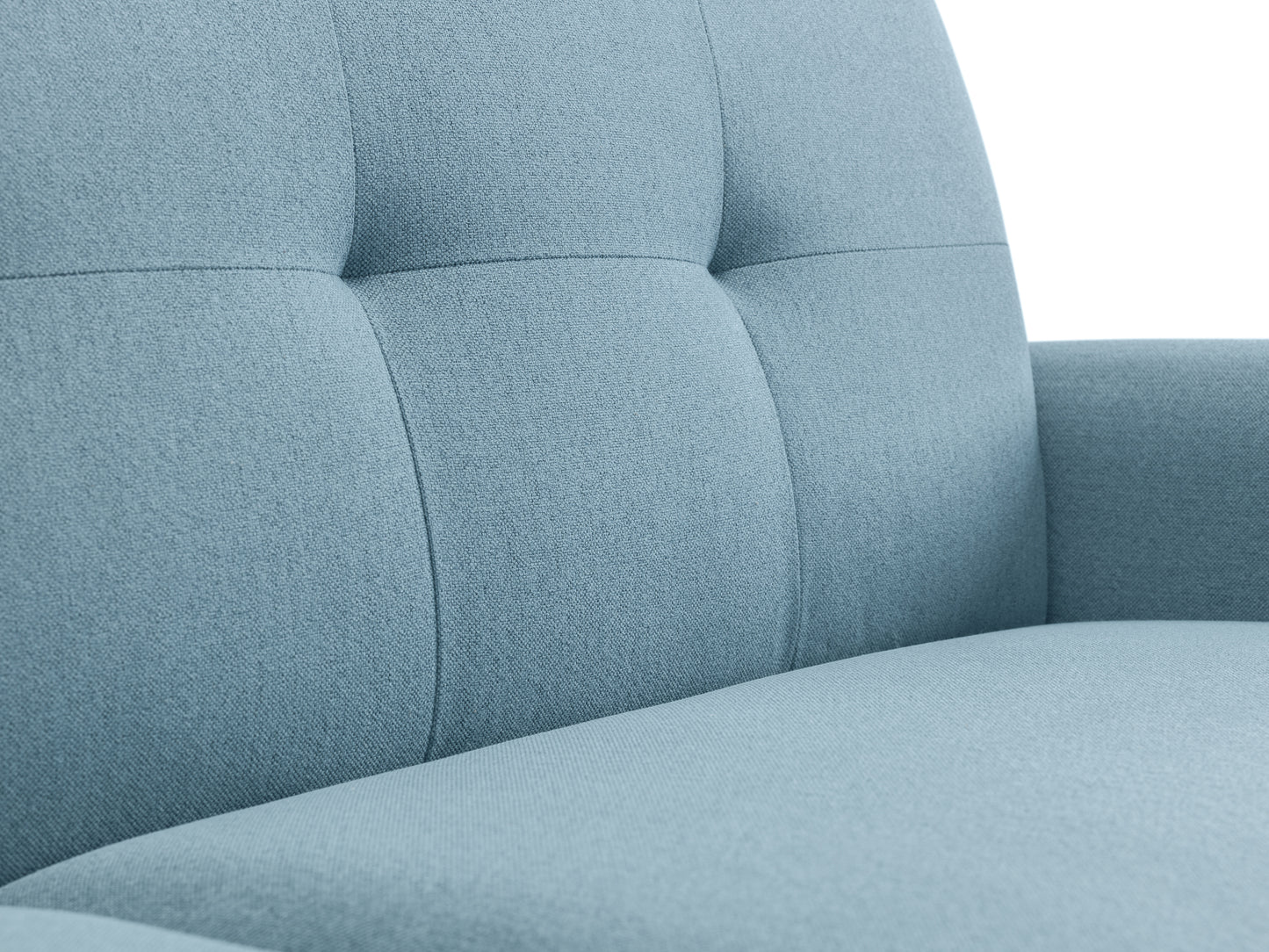 Monza Sofa and Sofa Bed in Blue Fabric