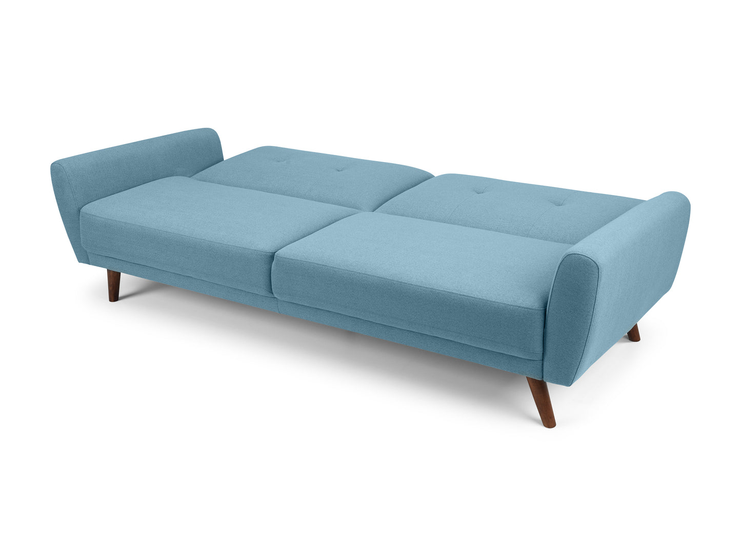 Monza Sofa and Sofa Bed in Blue Fabric