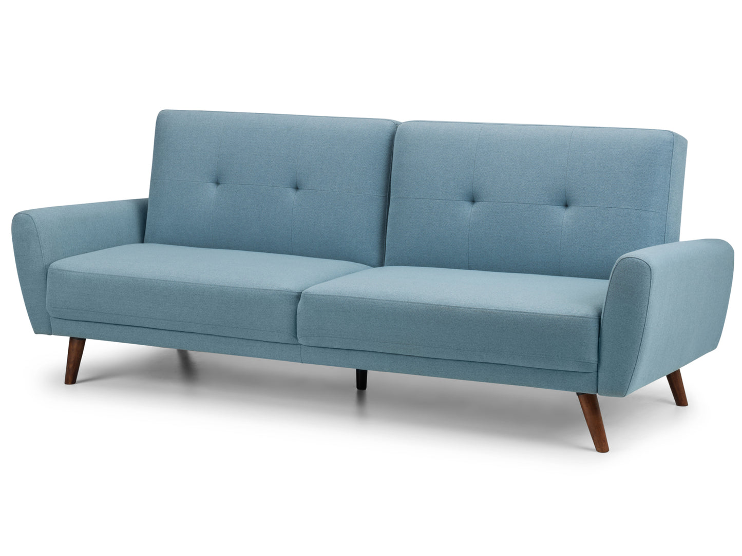 Monza Sofa and Sofa Bed in Blue Fabric