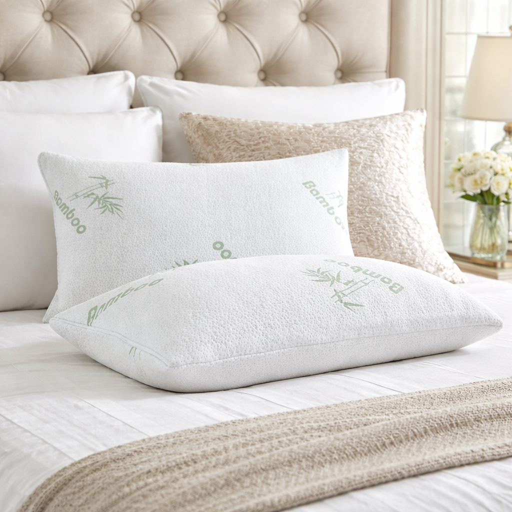 Bamboo Natural Memory Foam Pillow