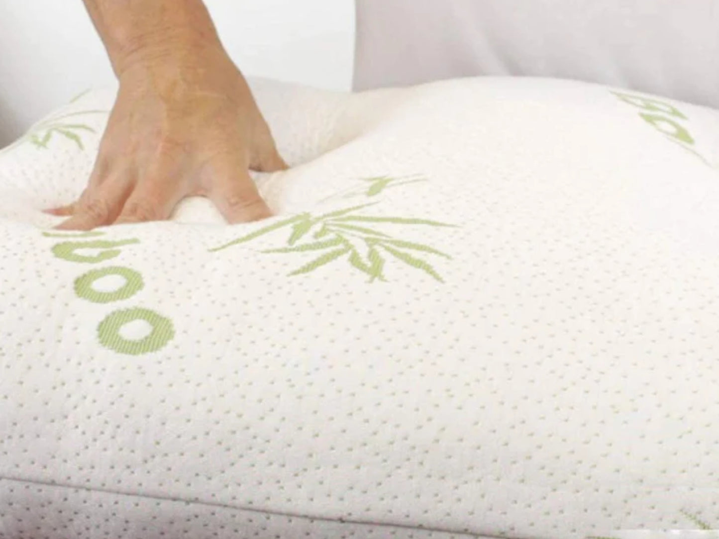 Bamboo Memory Foam Pillow Single