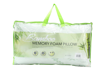 Bamboo Memory Foam Pillow Single