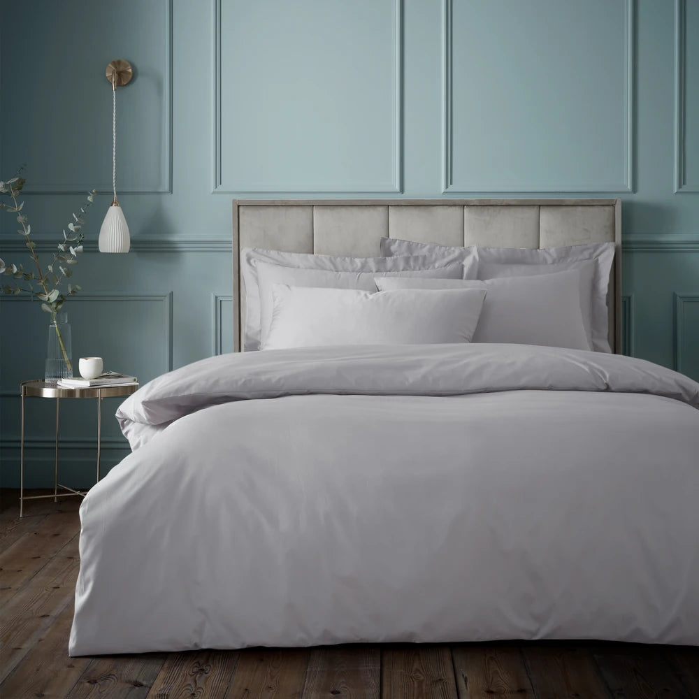 Bianca 180TC Egyptian Cotton Duvet Set | Silver Grey