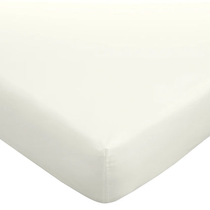 Bianca 180TC Egyptian Cotton Fitted Sheet | Cream