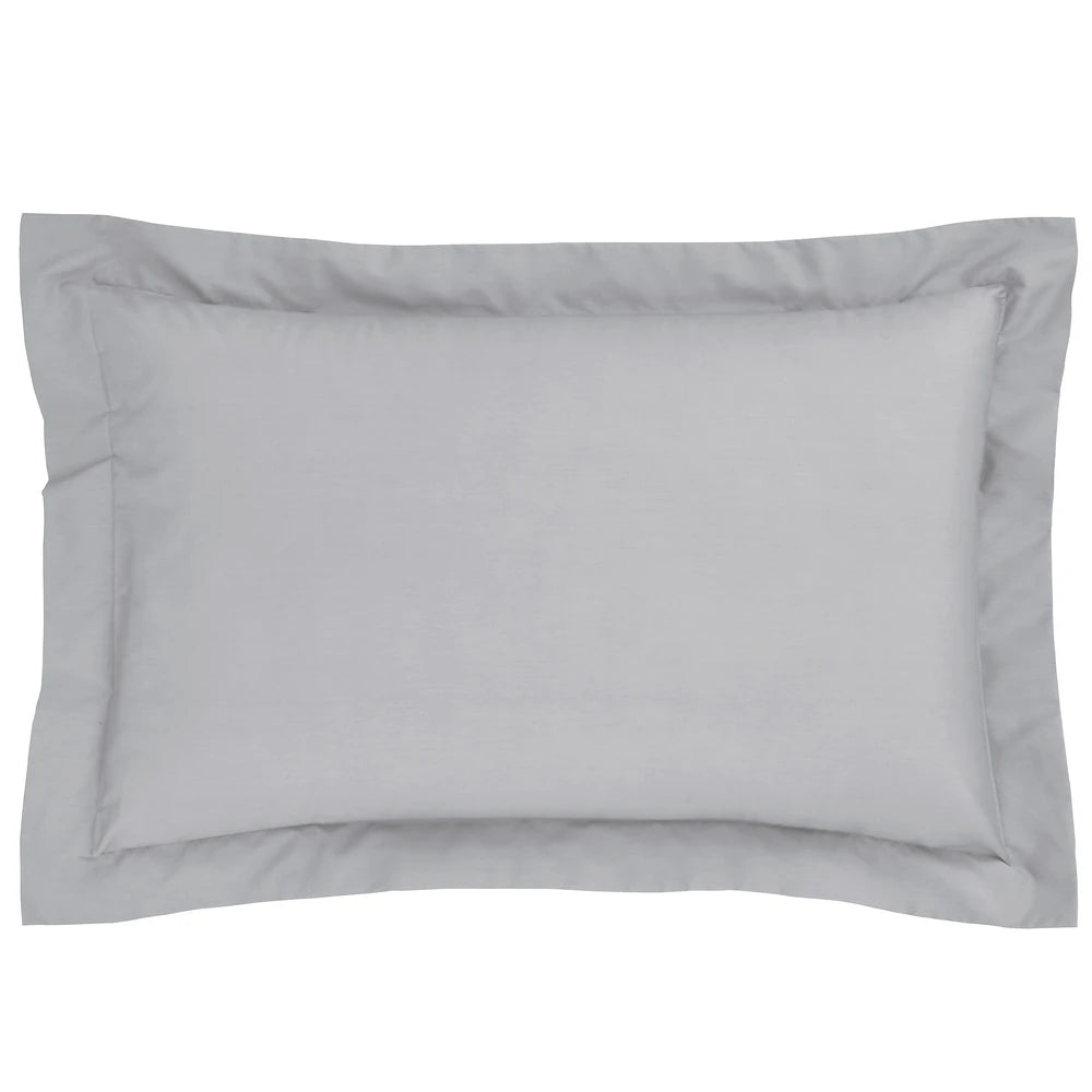 Bianca 180TC Egyptian Cotton Pillowcases | Silver Grey
