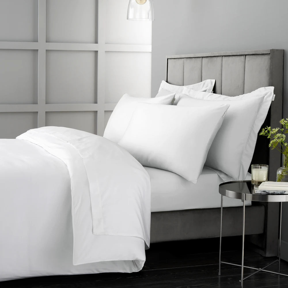 Bianca 400TC Cotton Sateen Duvet Set | White