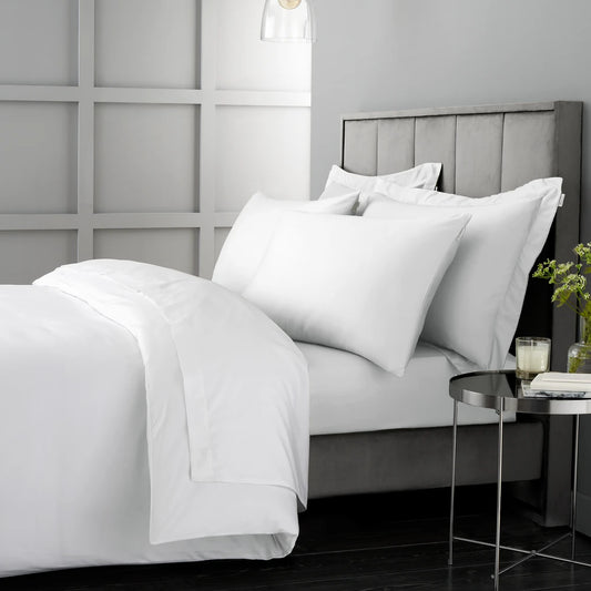 Bianca 400TC Cotton Sateen Duvet Set | White