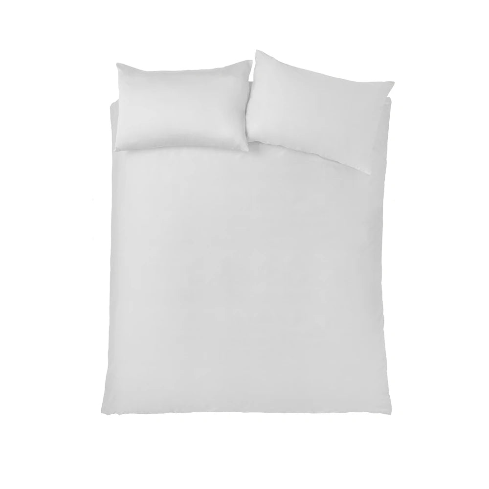 Bianca 400TC Cotton Sateen Duvet Set | White