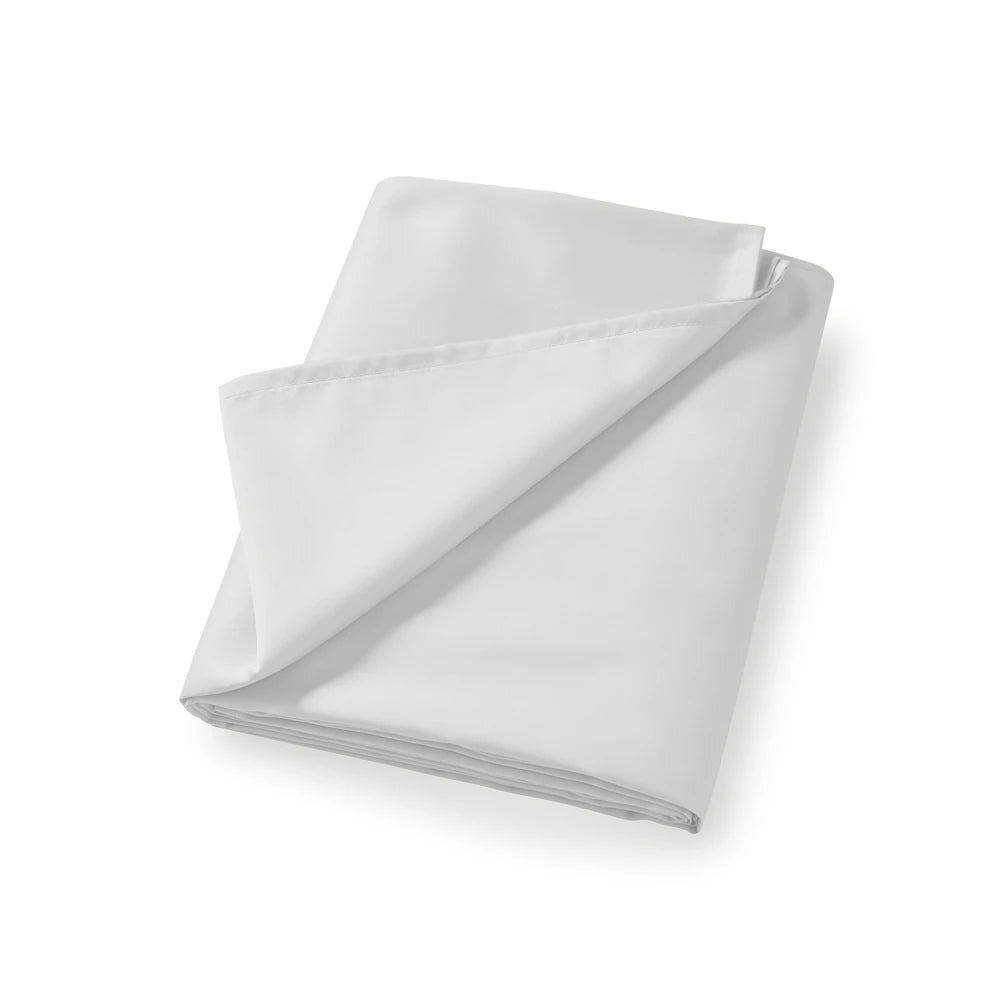 Bianca 400TC Cotton Sateen Flat Sheet | White