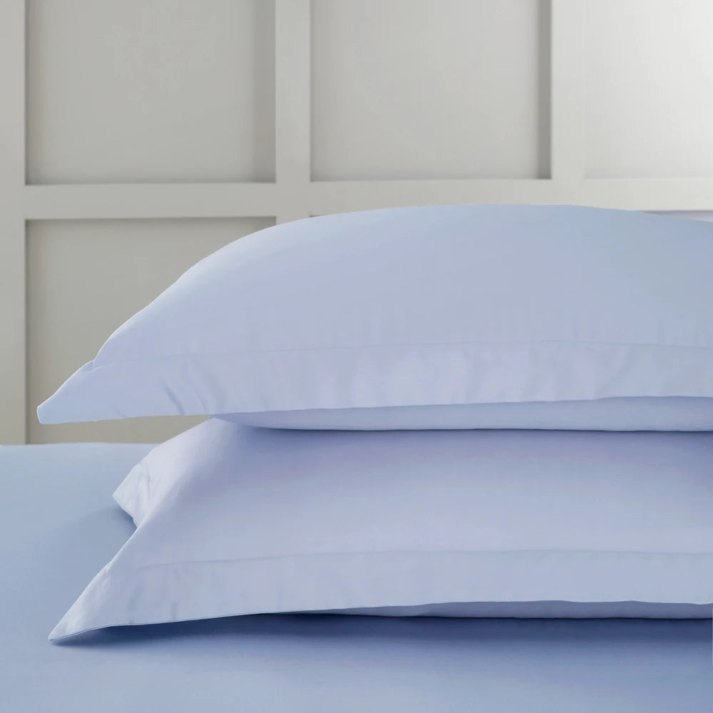Bianca 400TC Cotton Sateen Pillowcases | Blue