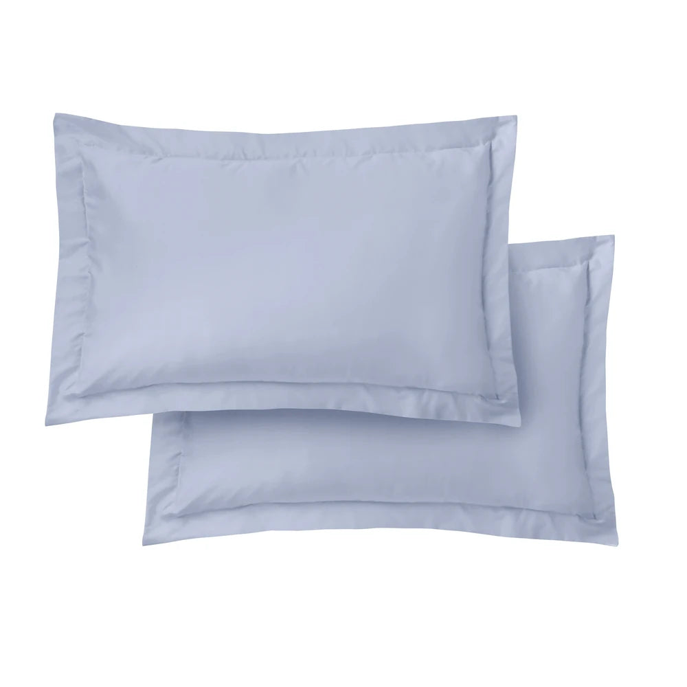 Bianca 400TC Cotton Sateen Pillowcases | Blue