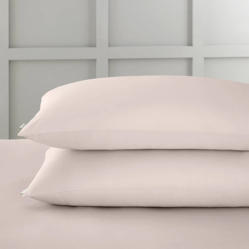 Bianca 400TC Cotton Sateen Pillowcases | Blush Pink