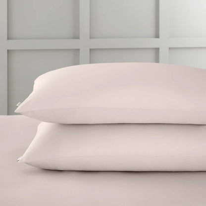 Bianca 400TC Cotton Sateen Pillowcases | Blush Pink