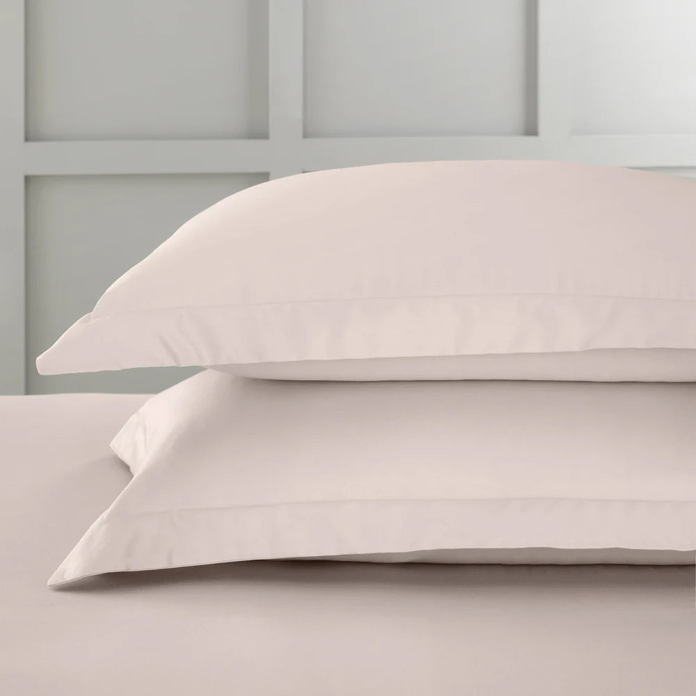 Bianca 400TC Cotton Sateen Pillowcases | Blush Pink