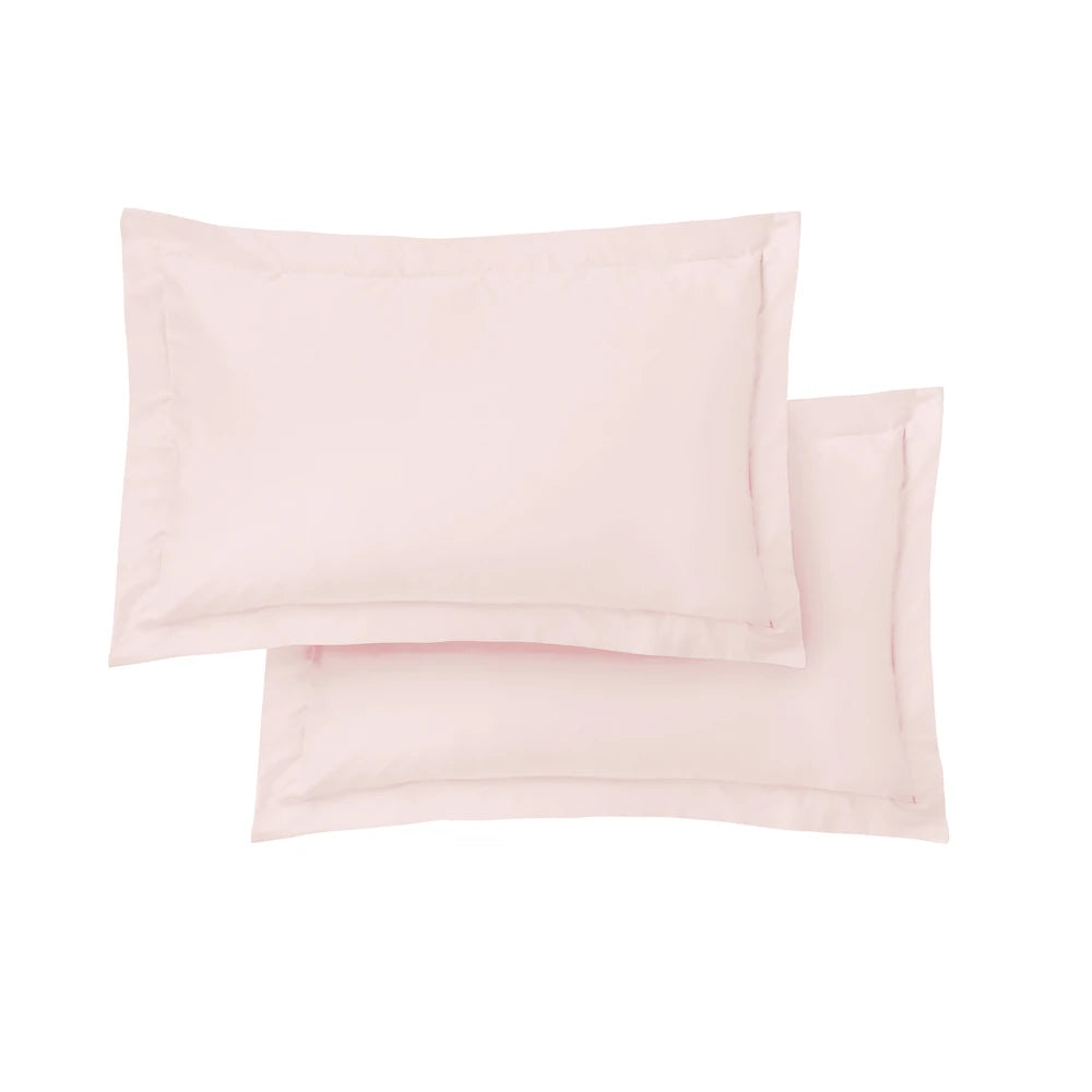 Bianca 400TC Cotton Sateen Pillowcases | Blush Pink
