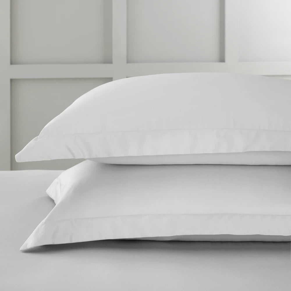 Bianca 400TC Cotton Sateen Pillowcases | Dove Grey