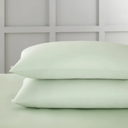 Bianca 400TC Cotton Sateen Pillowcases | Green