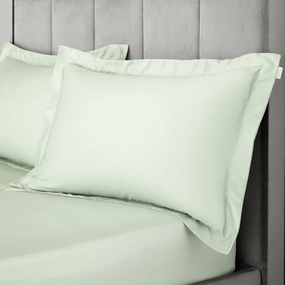 Bianca 400TC Cotton Sateen Pillowcases | Green