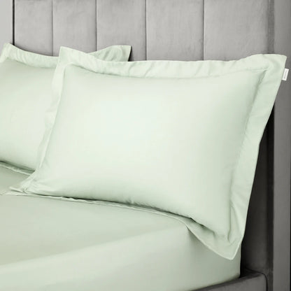 Bianca 400TC Cotton Sateen Pillowcases | Green