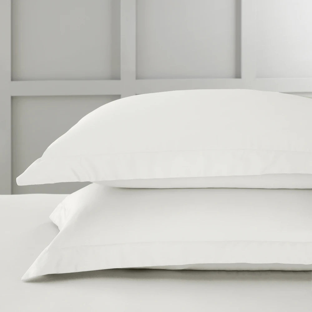 Bianca 400TC Cotton Sateen Pillowcases | Ivory