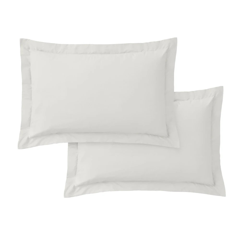 Bianca 400TC Cotton Sateen Pillowcases | Ivory